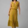 Prana Women's California Dreaming Dress | Leapfrog Stripe Bottoms