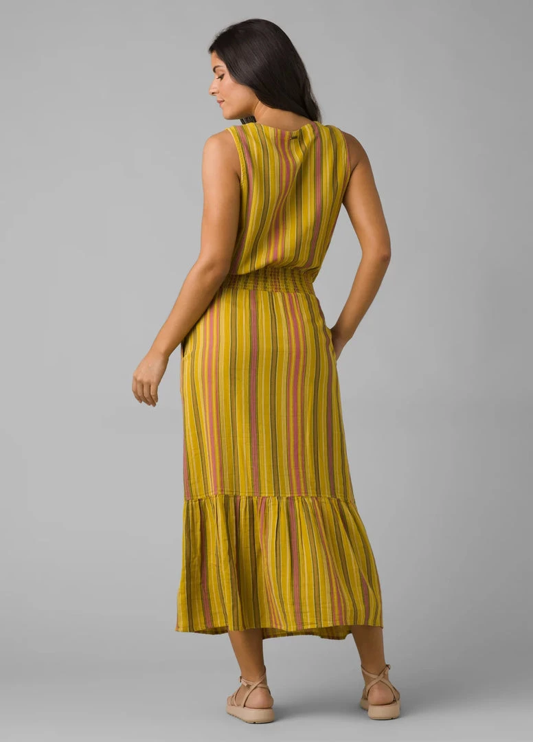 Prana Women's California Dreaming Dress | Leapfrog Stripe Bottoms 4 Prana Women's California Dreaming Dress | Leapfrog Stripe Bottoms