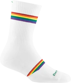 Darn Tough Socks Kids Crew | Prism White