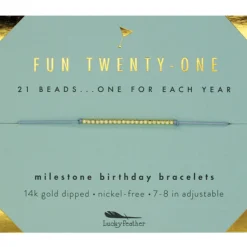 Lucky Feather 21st Birthday Bracelet Accessories & Sundries