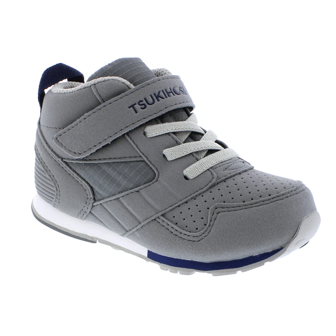 Tsukihoshi Baby Racer Mid | Grey/Navy Kids 4 Tsukihoshi Baby Racer Mid | Grey/Navy Kids
