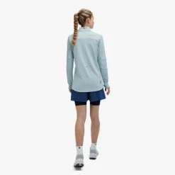 On Running Activewear Women's Climate Shirt | Sea 17 On Running Activewear Women's Climate Shirt | Sea