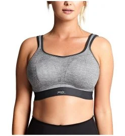 Panache Nonwired Sports Bra | Charcoal Marl Bras & Undies