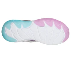 Skechers Youth S Lights | Silver/Lavender Kids