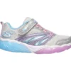 Skechers Youth S Lights | Silver/Lavender Kids 1 Skechers Youth S Lights | Silver/Lavender Kids