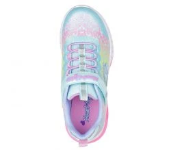 Skechers Kids' Flutter Heart Lights | Turquoise/Multi