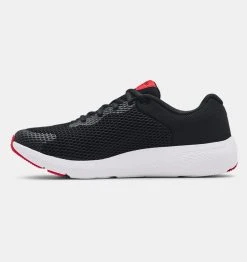 Under Armour Youth Charged Pursuit 2 | Black/White/Red