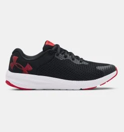 Under Armour Youth Charged Pursuit 2 | Black/White/Red