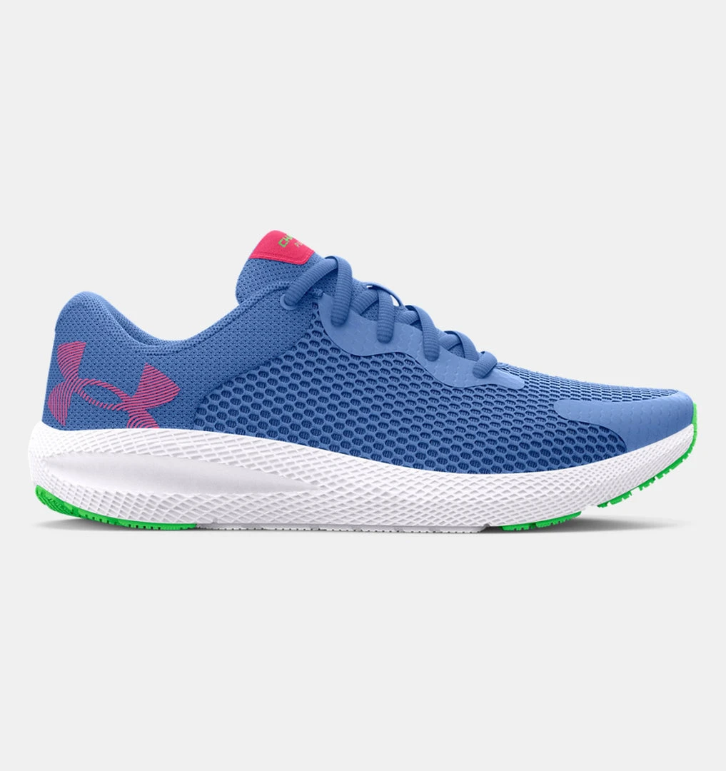 Under Armour Youth Charged Pursuit 2 | River/White/Cerise 6 Under Armour Youth Charged Pursuit 2 | River/White/Cerise
