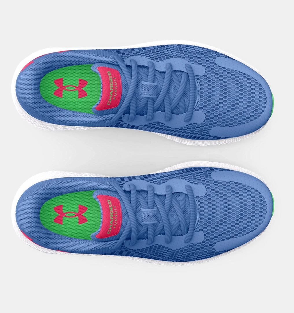 Under Armour Youth Charged Pursuit 2 | River/White/Cerise 8 Under Armour Youth Charged Pursuit 2 | River/White/Cerise