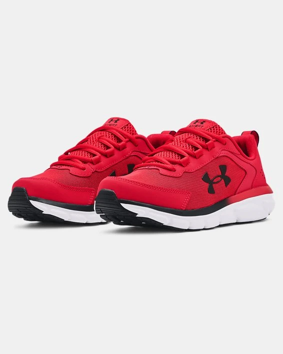 Under Armour Kids Youth Assert 9 Wide | Red/Black 5 Under Armour Kids Youth Assert 9 Wide | Red/Black