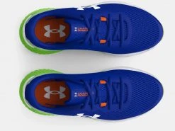 Under Armour Kids Youth Charged Rogue 3 | Royal/Quirky Lime/Midnight 9 Under Armour Kids Youth Charged Rogue 3 | Royal/Quirky Lime/Midnight