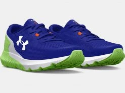Under Armour Kids' Rogue 3 | Royal/Quirky Lime/White 10 Under Armour Kids' Rogue 3 | Royal/Quirky Lime/White