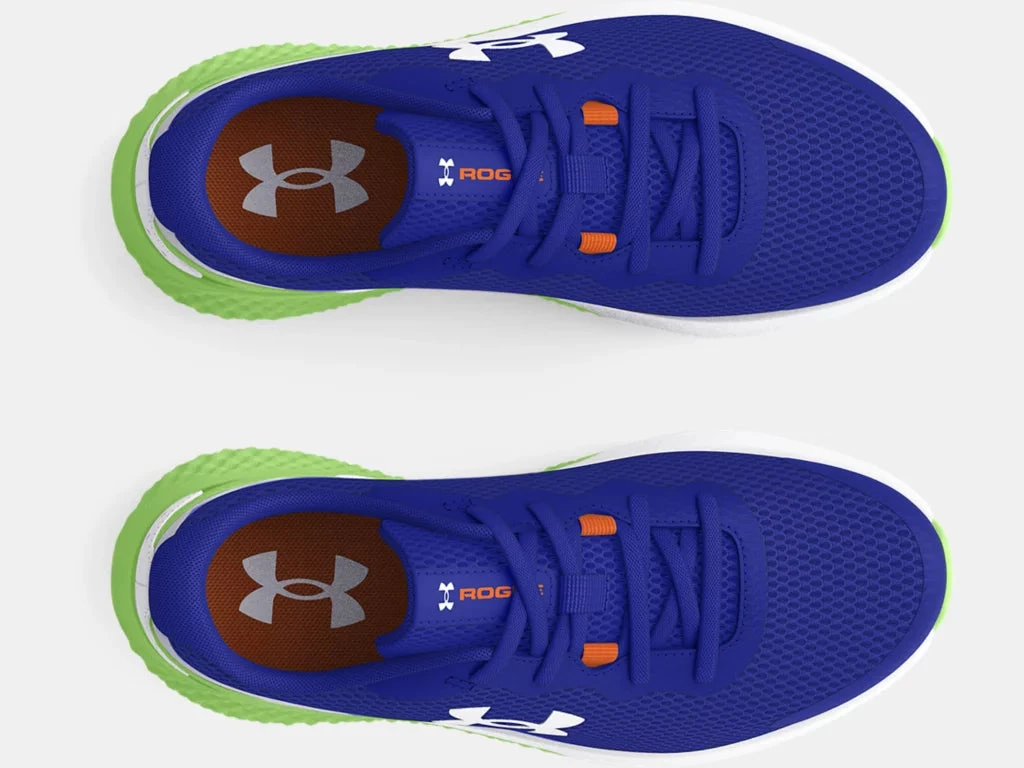 Under Armour Kids' Rogue 3 | Royal/Quirky Lime/White 5 Under Armour Kids' Rogue 3 | Royal/Quirky Lime/White