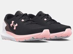 Under Armour Kids Youth Charged Rogue 3 | Jet Grey/White/Beta Tint