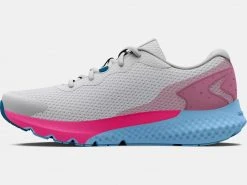 Under Armour Kids Youth Charged Rogue 3 | Halo Grey/Peninsula Blue
