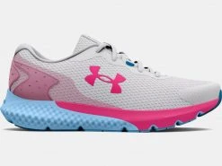 Under Armour Kids Youth Charged Rogue 3 | Halo Grey/Peninsula Blue
