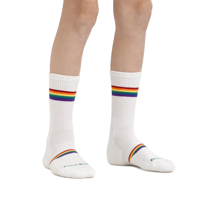 Darn Tough Socks Kids Crew | Prism White 4 Darn Tough Socks Kids Crew | Prism White