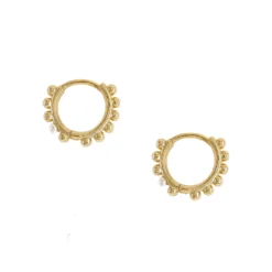 Jewelry Mod + Jo | Dani Pearl Accent Huggies