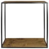 Home HomArt - Milo Shelf, Wood & Metal - Sq, Lrg