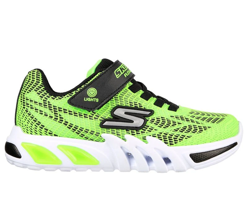 Skechers Kids' Flex-Glow Elite | Lime/Black 7 Skechers Kids' Flex-Glow Elite | Lime/Black