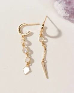 Luna Norte Moontone Wild At Heart Mismatched Earring Accessories & Sundries