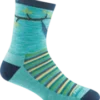 Darn Tough Kids Micro Crew | Lazy Daze Aqua Socks 1 Darn Tough Kids Micro Crew | Lazy Daze Aqua Socks