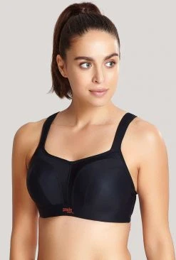 Panache Highest-Impact Sports Bra | Black Bras & Undies