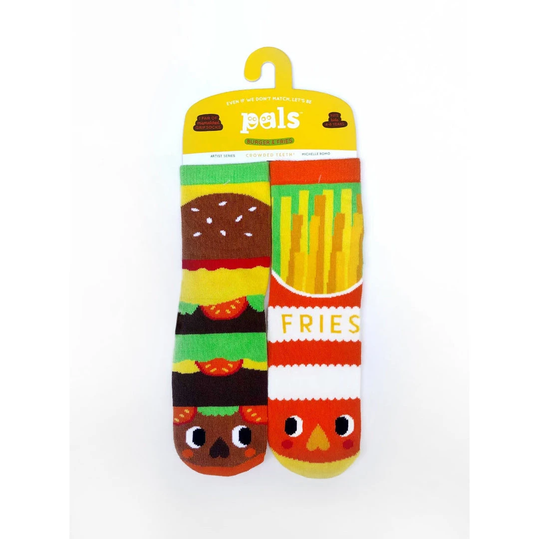 Pals Socks Kids' Socks | Burger And Fries 6 Pals Socks Kids' Socks | Burger And Fries