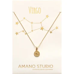 Amano Studio Accessories & Sundries Tiny Zodiac Medallion Virgo