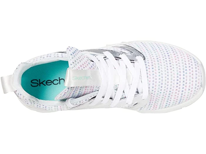 Skechers Kids' Shine Status | White/Metallic 4 Skechers Kids' Shine Status | White/Metallic