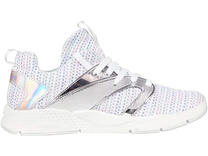 Skechers Kids' Shine Status | White/Metallic 3 Skechers Kids' Shine Status | White/Metallic