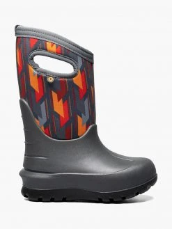 Bogs Kids' Neo-Classic Warp | Dark Grey Multi
