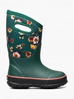 Bogs Kids' Classic Painterly | Emerald Multi