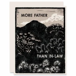 Heartell Press More Father Than In-Law Card Greeting Cards