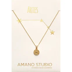 Amano Studio Tiny Zodiac Medallion Aries Accessories & Sundries