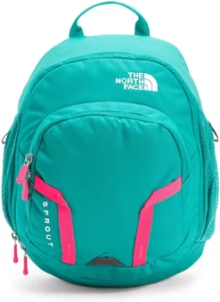 The North Face Sprout Backpack | Porcelain Green/Brilliant Coral