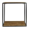 HomArt - Milo Shelf, Wood & Metal - Sq, Sm Home 2 HomArt - Milo Shelf, Wood & Metal - Sq, Sm Home
