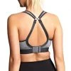 Panache Nonwired Sports Bra | Charcoal Marl Bras & Undies 2 Panache Nonwired Sports Bra | Charcoal Marl Bras & Undies