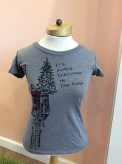 Lively Athletics Christmas In Oak Park- Toddler/Youth Tee | Heather Gray Tops