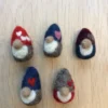 Homebaked Oak Park Tiny Hand-Felted Gnomes Valentines Locally Made Products