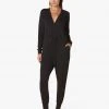 Beyond Yoga Women's Cozy Fleece Jumpsuit | Black