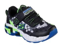 Skechers Kids' Mega-Craft | Black/Lime Green
