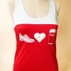 Lively Athletics Tops Runners <3 Beer Tank | Red/White 2 Lively Athletics Tops Runners <3 Beer Tank | Red/White