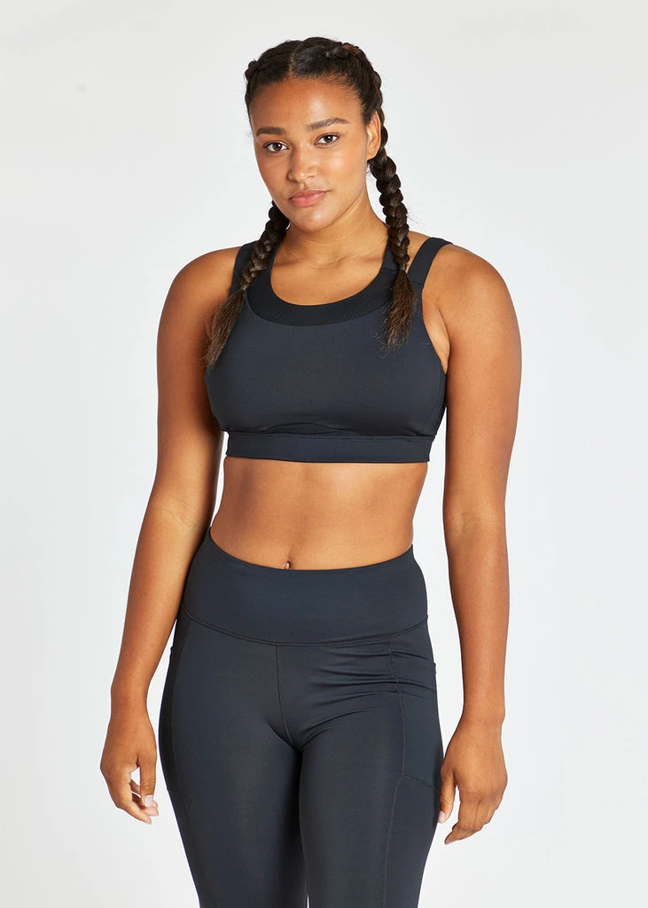 Oiselle Women's Sisters Bra | Black Bras & Undies 4 Oiselle Women's Sisters Bra | Black Bras & Undies