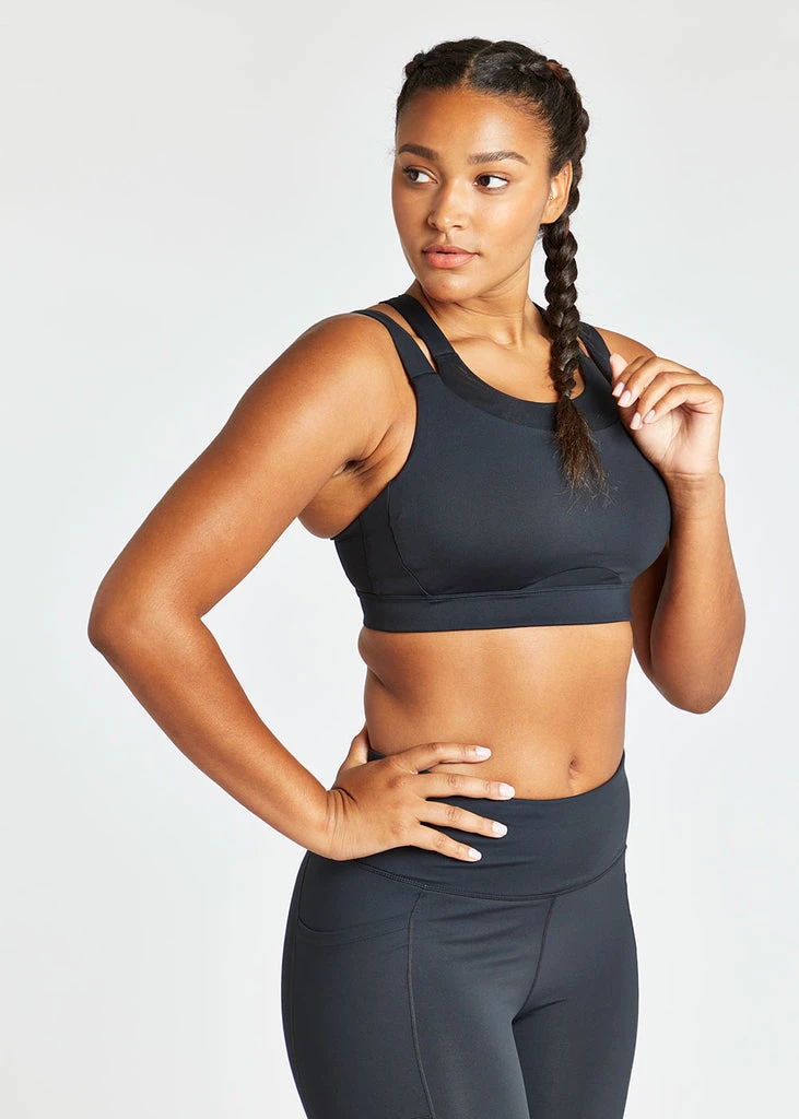Oiselle Women's Sisters Bra | Black Bras & Undies 5 Oiselle Women's Sisters Bra | Black Bras & Undies