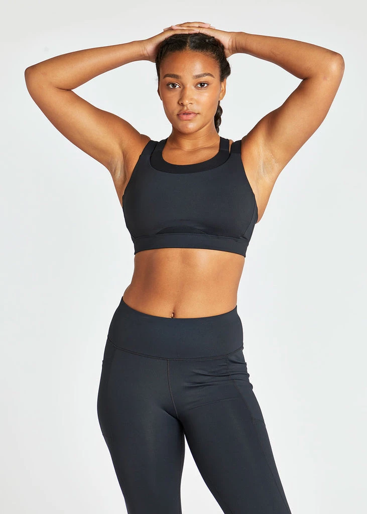 Oiselle Women's Sisters Bra | Black Bras & Undies 7 Oiselle Women's Sisters Bra | Black Bras & Undies