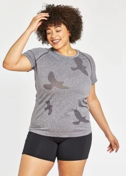 Oiselle Tops Women's Flyte Tee | Obsidian