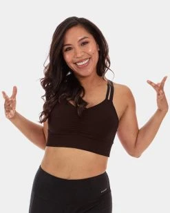 Handful Double Down Bra | Booya Black Bras & Undies