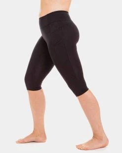 Handful Women's Wi-Thi Crop Legging | Booya Black 7 Handful Women's Wi-Thi Crop Legging | Booya Black
